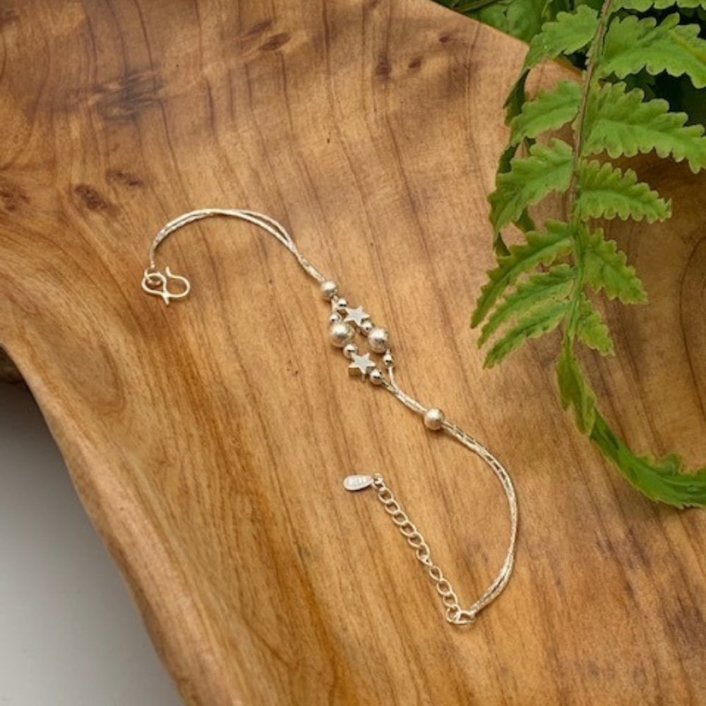Double Strand Star & Bead Bracelet